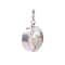 12 Pack: Rhodium Circle Shaker Charm by Bead Landing™